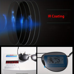 Men's Polarized Sunglasses Vintage Glasses UV Protection