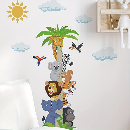 Cartoon Animal Waterproof Vinyl Sticker for Wall Decoration