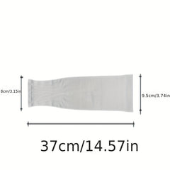 Solid Gloves Sunproof Thin Breathable Long Sleeve Driving Cycling Sleeves