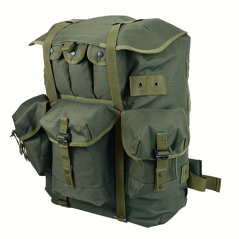 Iron Frame Olive Green Backpack Oversized Camping Backpack