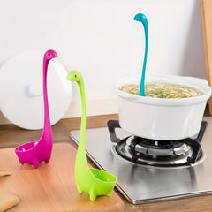 Loch Ness Monster Soup Spoon Long Handle Standing Spoon Kitchen Items