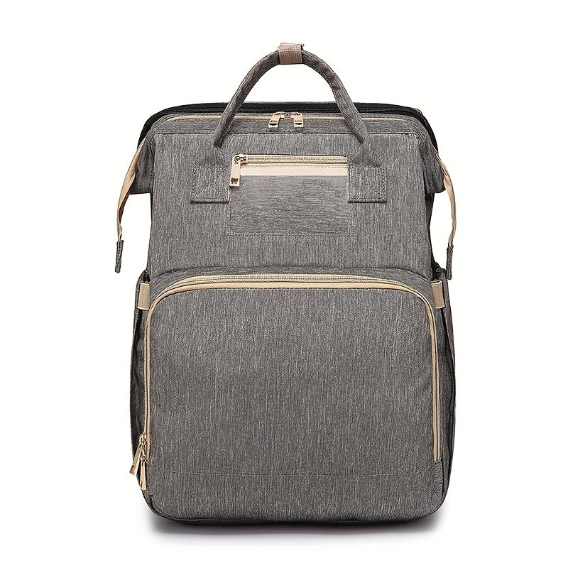 Portable Zipper Backpack Large Capacity Rucksack School Bag