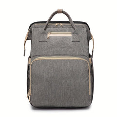 Portable Zipper Backpack Large Capacity Rucksack School Bag
