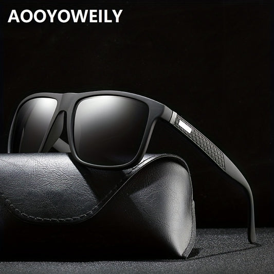 Men's Vintage Square Polarized Sunglasses UV400