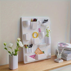 1/12 Mini Storage Rack w/5 Hooks Dollhouse Scene Decor