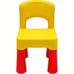 Plastic Square Chair 18.5 Height Seat Indoor/Outdoor Use for Toddlers