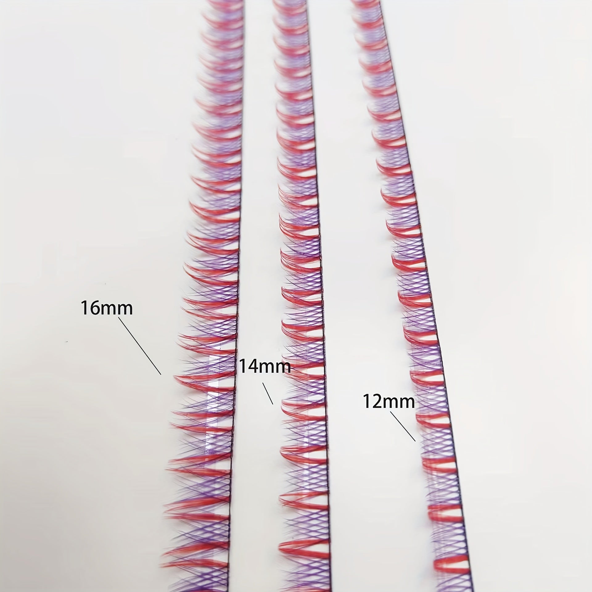 Pink DIY Cluster Lashes Eyelashes Band Extension 14 Pcs