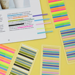 1800 Transparent Sticky Index Labels for Sorting and Organizing