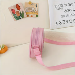 Mermaid PU Leather Crossbody Bag Girls Colorful Sequins Princess Messenger