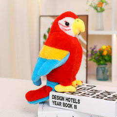 Parrot Plush Toy Soft Stuffed Animal Vibrant Colors Polyester Filling Gift
