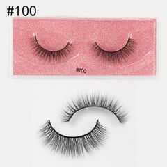 3D Faux Mink Eyelashes Natural Thick Long Curling