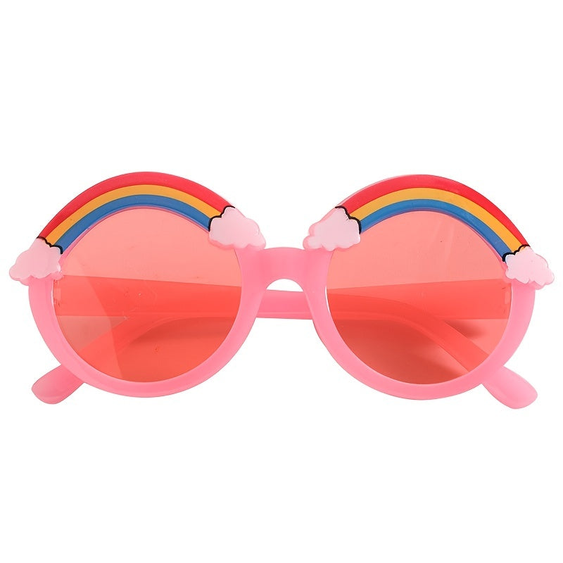 Girls Rainbow Frame Sunglasses for Party