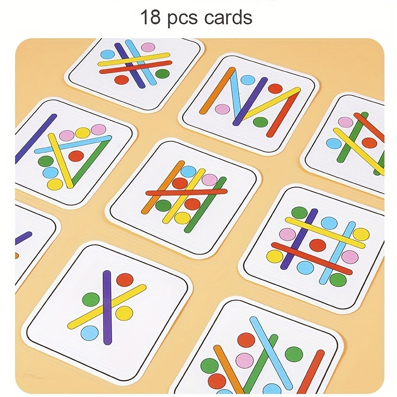Rainbow Stick Education Puzzle Toy Addition Subtraction Training Set