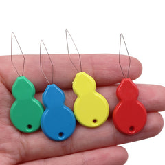 Plastic Needle Threader Gourd Shaped DIY Cross Stitch Threading Tool