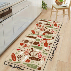 Cartoon Area Rug Hand painted Pattern Floor Mat Machine Washable Carpet