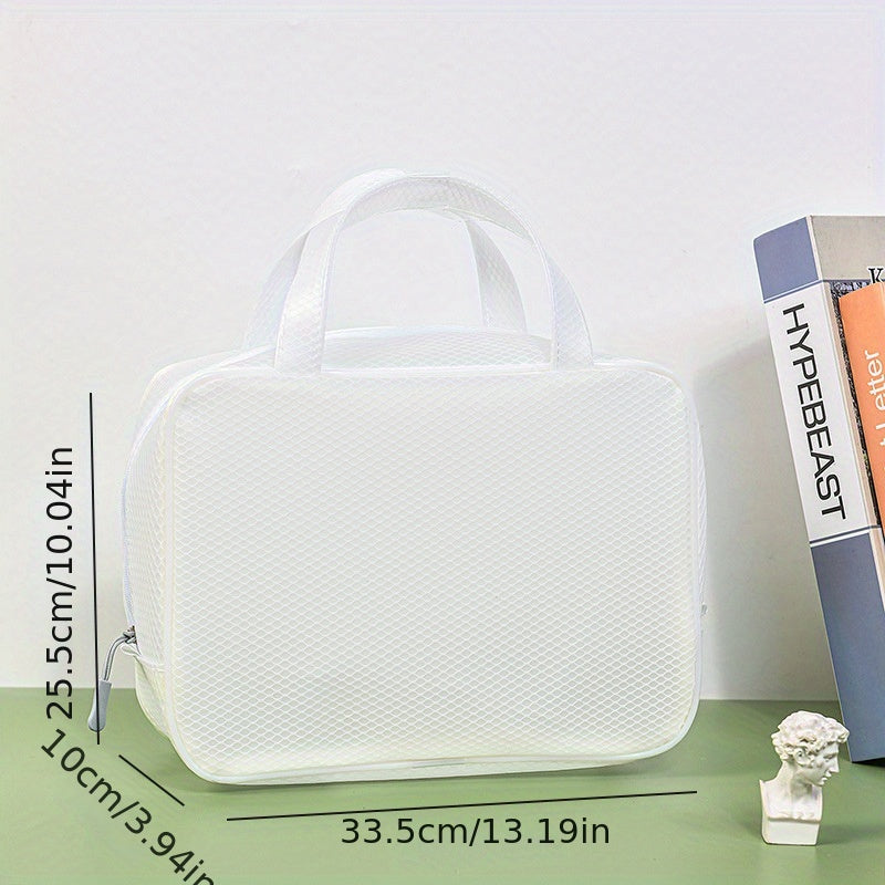 Waterproof Travel Toiletry Bag for Women Portable Makeup Pouch with Zipper