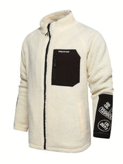 Retro Sherpa Jacket Zip Up Spring Fall Outdoor