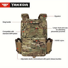 Outdoor Multifunctional Training Vest 1000D Waterproof Molle Vest