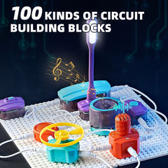 Kids Electronic Exploration Kit - Safe & Easy Circuit Building Set