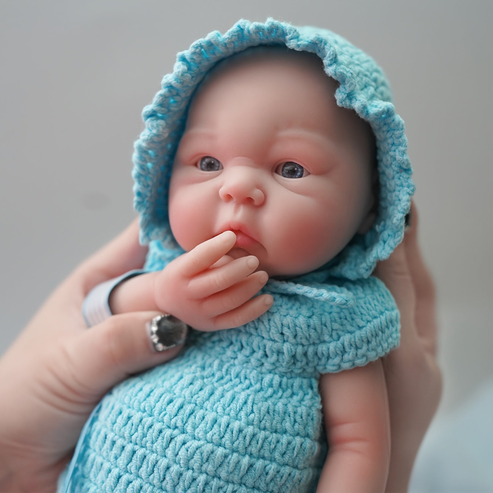 12 Eyed Reborn Baby Doll Soft Silicone Realistic Features