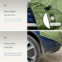 Car Rear Camping Tent UV Protection Rainproof Canopy