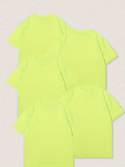 5 Boys' Breathable Cotton T Shirts - Casual Wear or Pajamas