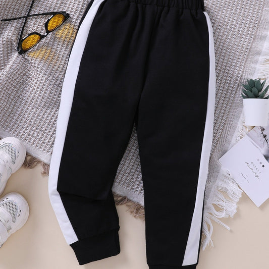 Girls Colorblock Sweatshirt Pants Set