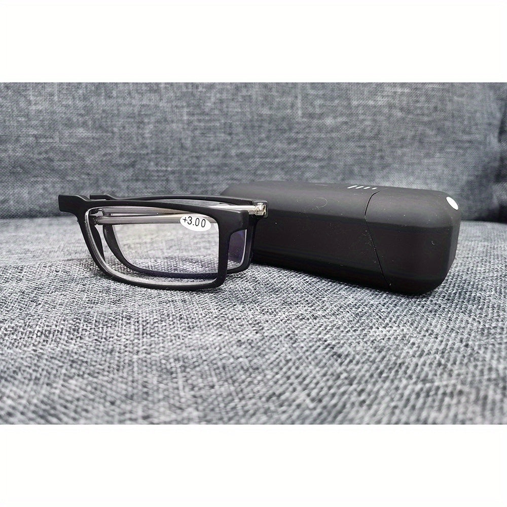 SOOLALA Light Blocking Reading Glasses with Hard Case