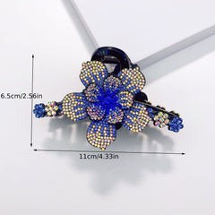 Vintage Rhinestone Hair Claw Large Shark Claw Hair Accessories