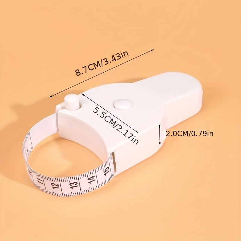 Flexible Fitness Ruler with Handle & Circumference Measuring