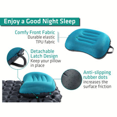Ultralight Inflatable Camping Pillow for Outdoor Travel