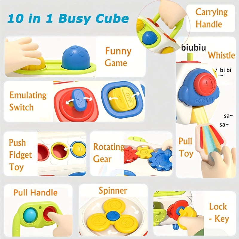 Educational Building Blocks Busy Ball Toy for Kids