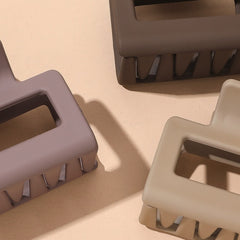 3pcs Hair Claw Clips Square Claw Clips For Women Girls