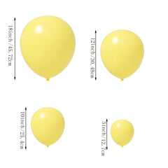 85pcs Balloons Garland Arch Kit Different Sizes Matte Latex Balloons Kit