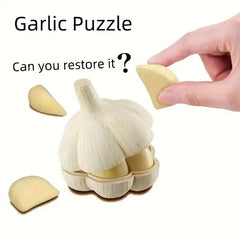 3D Garlic Brain Challenge Puzzle - Perfect Thanksgiving & Christmas Gift