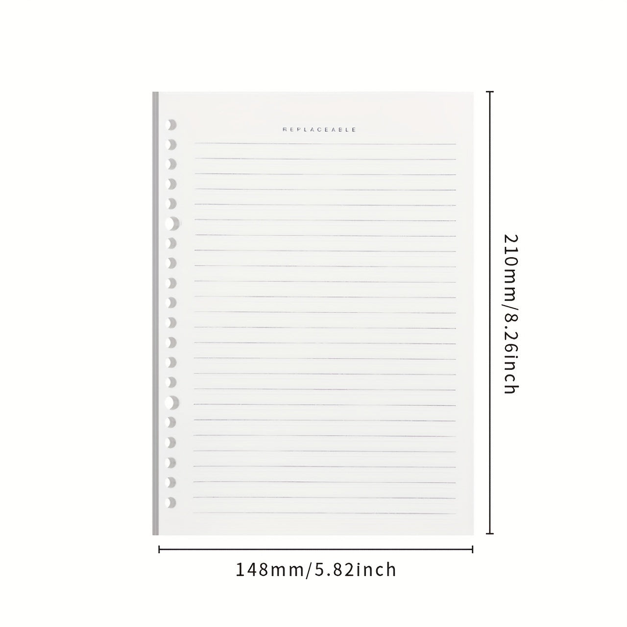 A4 A5 26 Hole Loose Leaf Book Shell for Student Notebooks with Exams Clip