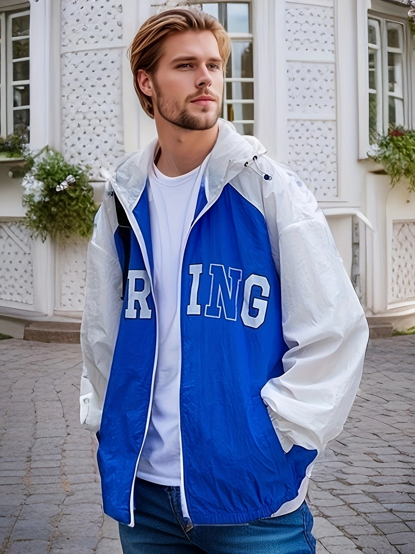 Men's Breathable Sunscreen Windbreaker Jacket