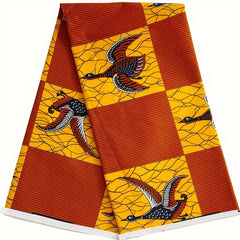 African Print Ankara Fabric 5 49m Polyester Wax Prints High Quality Fabrics