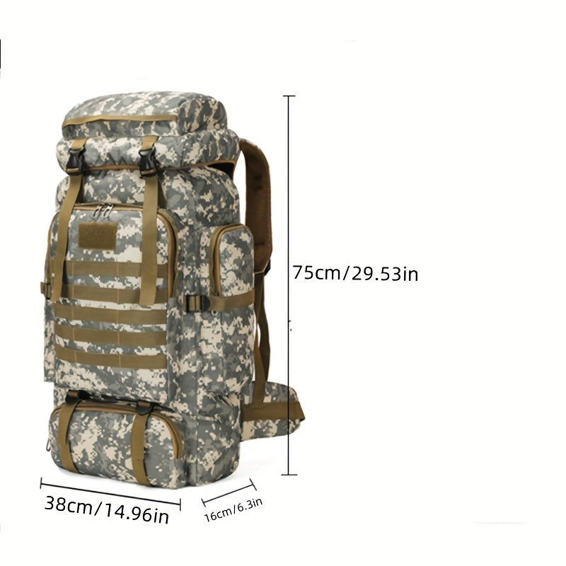 Large Capacity Mountaineering Backpack for Outdoor Camping Hiking