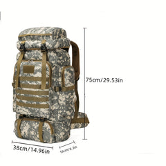 Large Capacity Mountaineering Backpack for Outdoor Camping Hiking