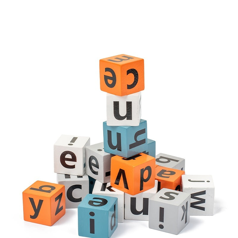 Wooden Building Blocks Set for Kids