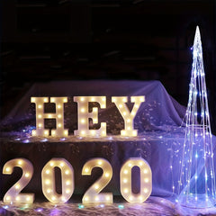 LED Light Up Numbers 0-9 for Festive Home Decor