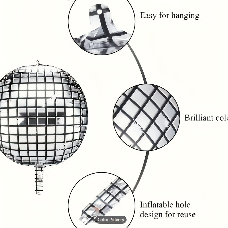 1pc Disco Aluminum Film Balloon for Party Decoration