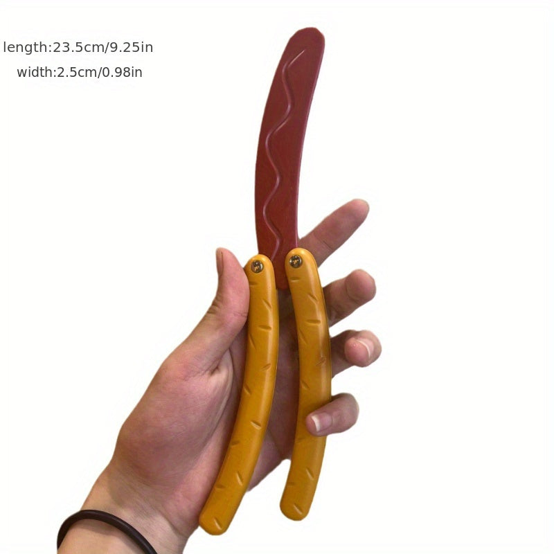 Hot Dog Butterfly Decompression Toy - Fun Novelty Toy