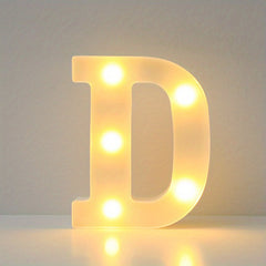 LED Letter Light Number Symbol Shape Proposal Statement Home Decor
