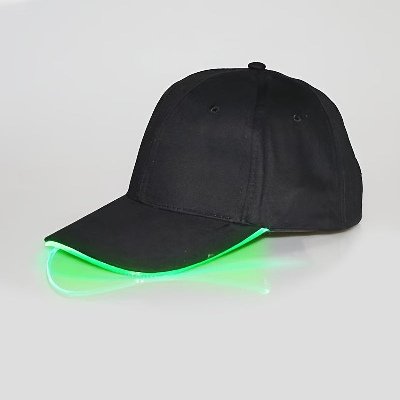 LED Luminous Running Peaked Cap Sunshade Mountaineering Sunscreen Baseball Cap