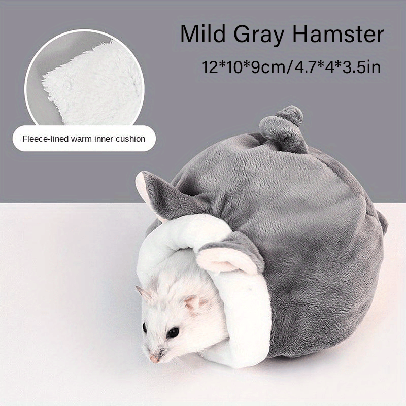 Rabbit Ear Patterned Hamster Bed - Keep Your Pet Warm and Comfy