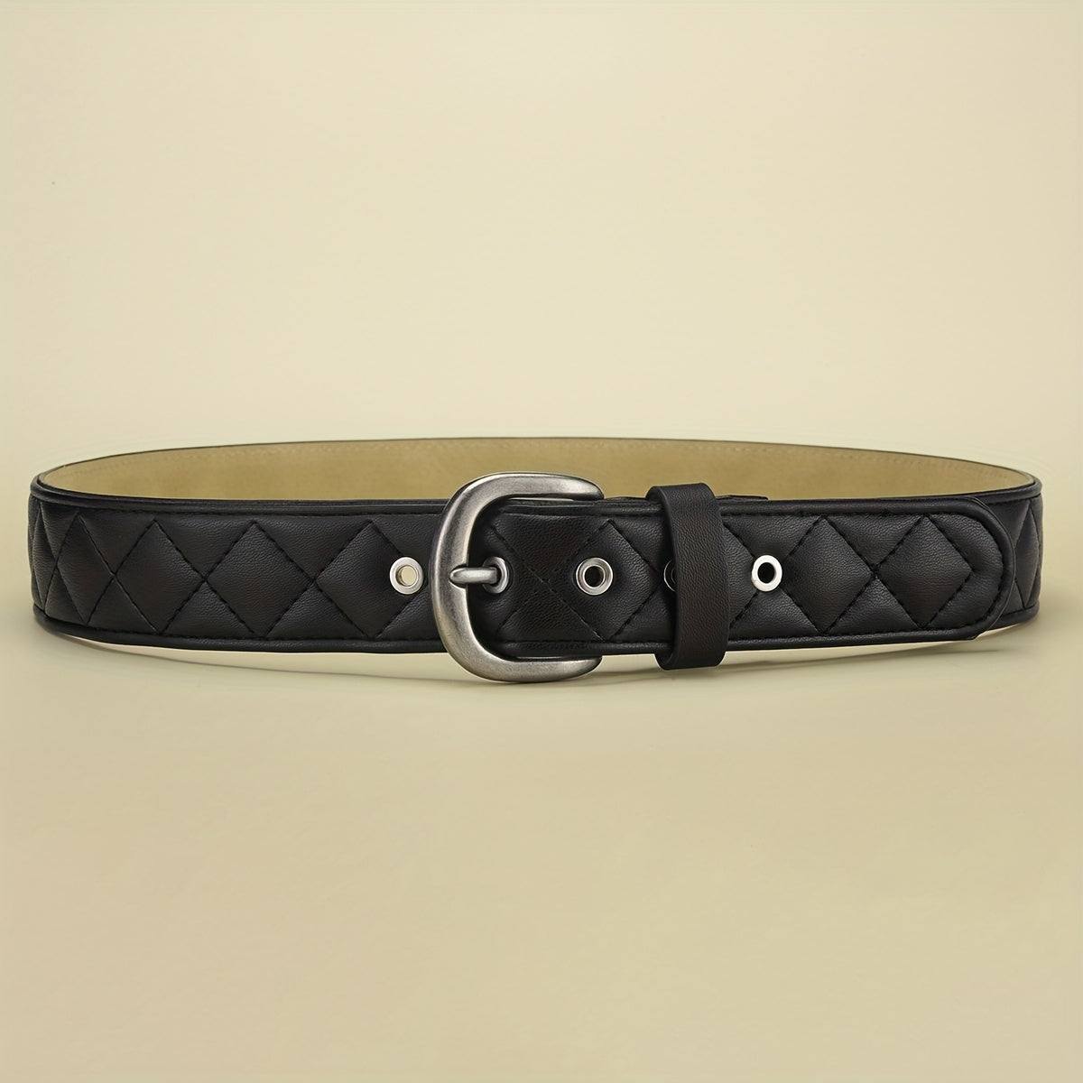 Men's Alloy Needle Buckle Belt PU Leather Jeans Belt