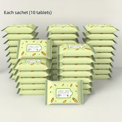 50pcs Non-woven Soft Wet Wipes 5 Packs