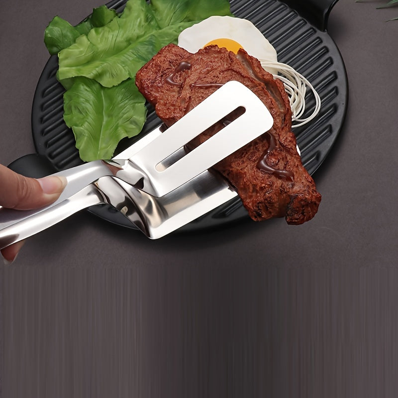 Stainless Steel Fried Fish Clip Kitchen Utensil Barbecue Food Clip